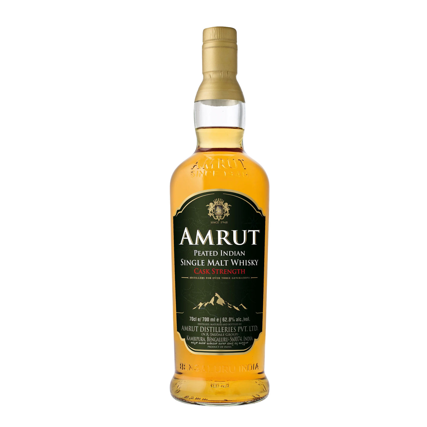 Amrut Peated Cask Strength Whiskey