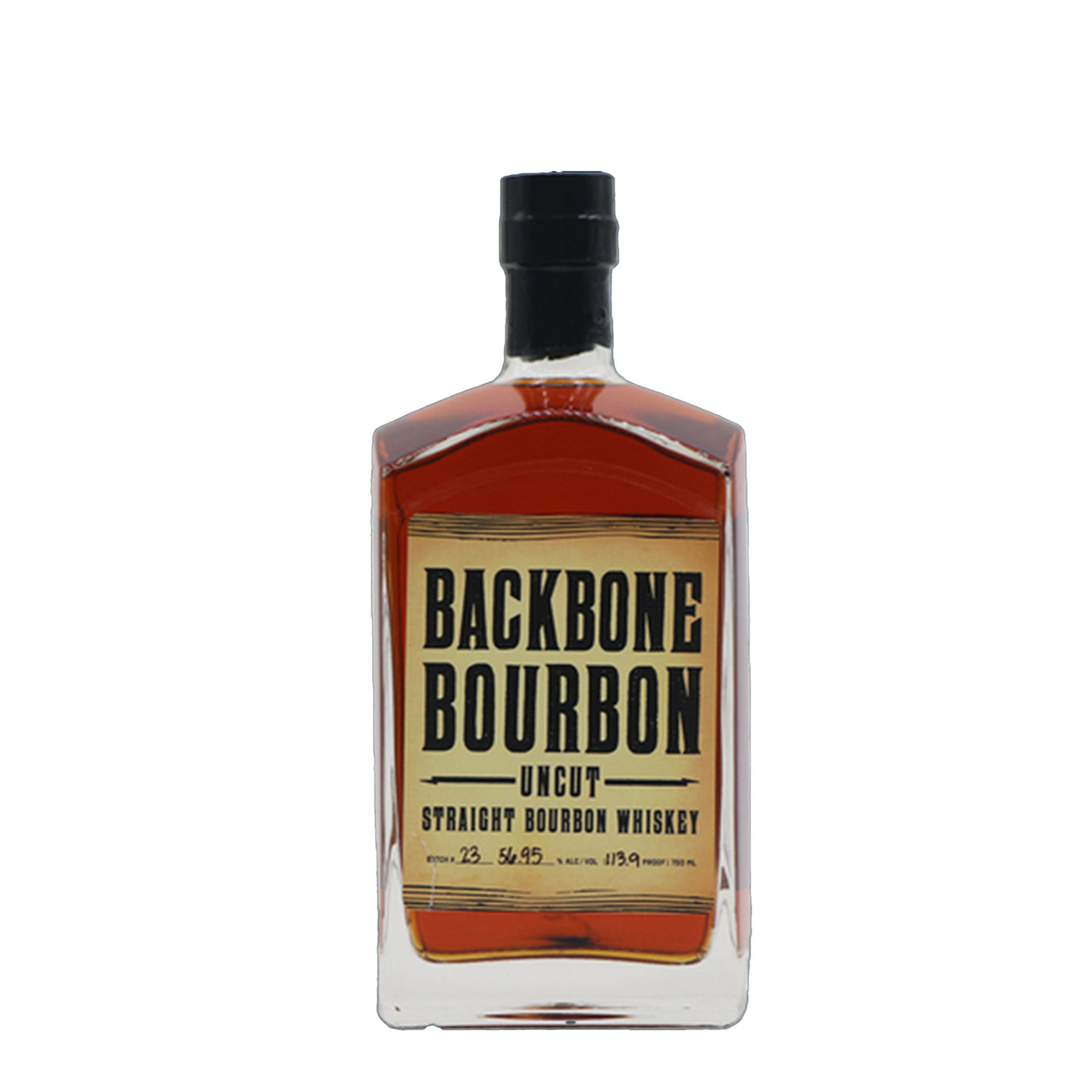 Backbone Uncut Straight Bourbon Whiskey