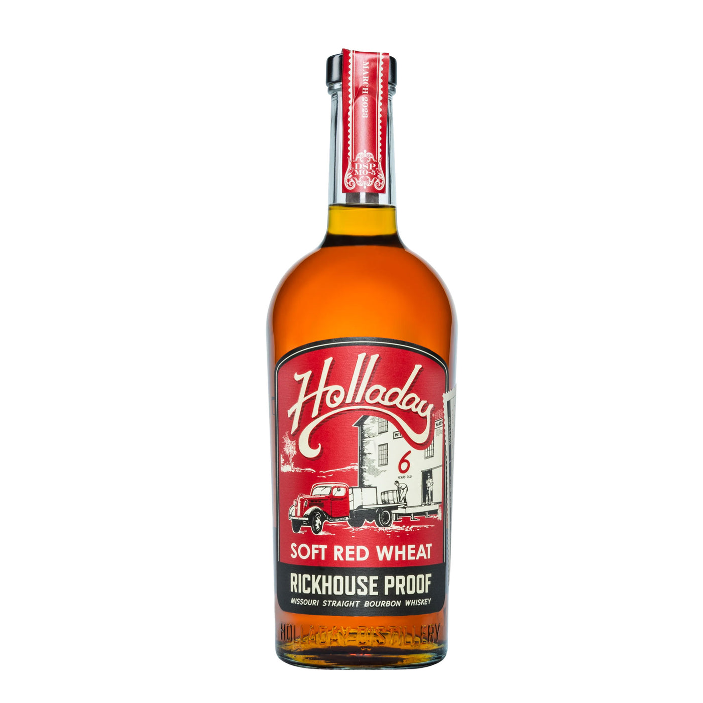 Ben Holladay Soft Red Wheat Rickhouse Proof Whiskey