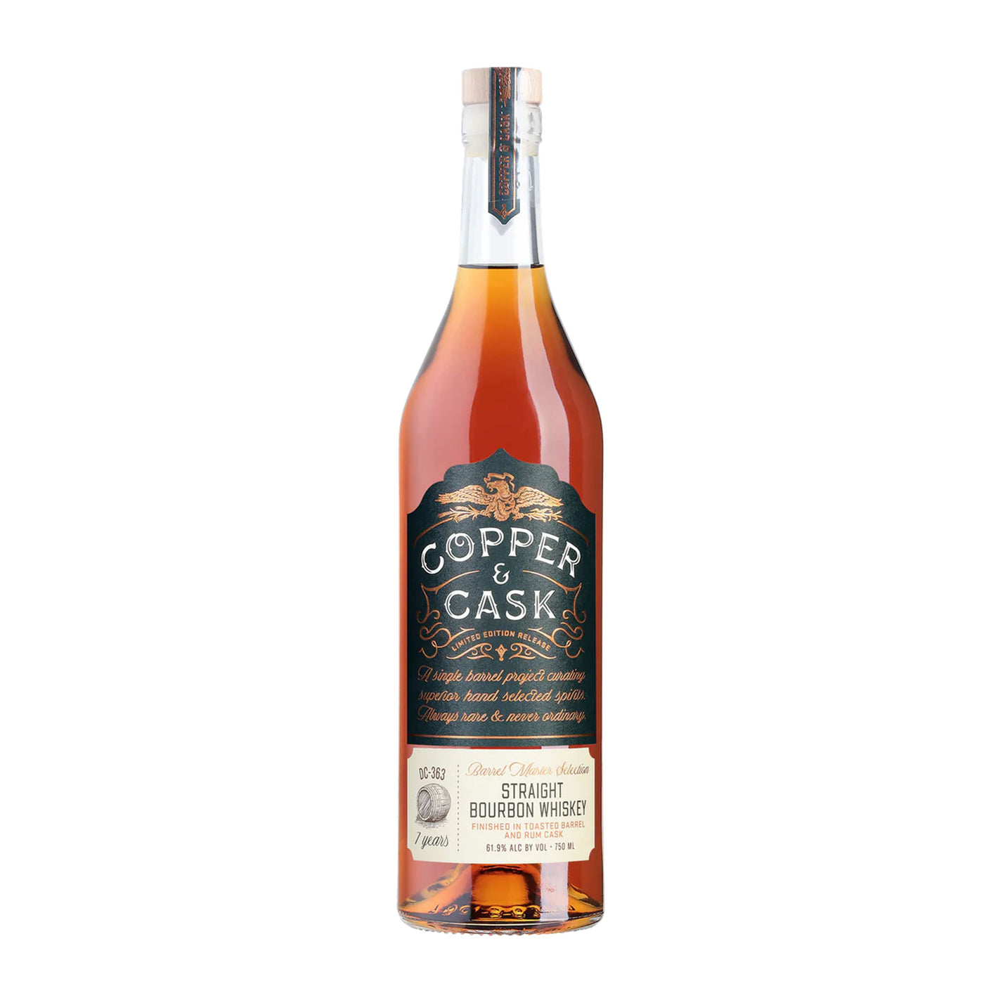 Copper & Cask DC363 7 Years Bourbon Whiskey