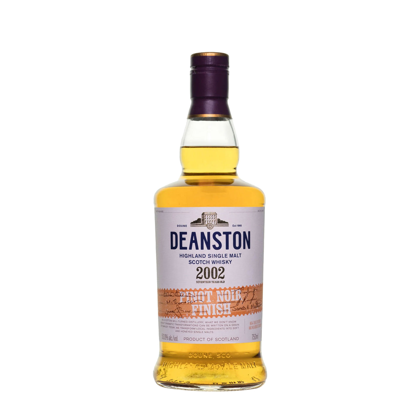 Deanston 2002 Pinot Noir Finish Whisky