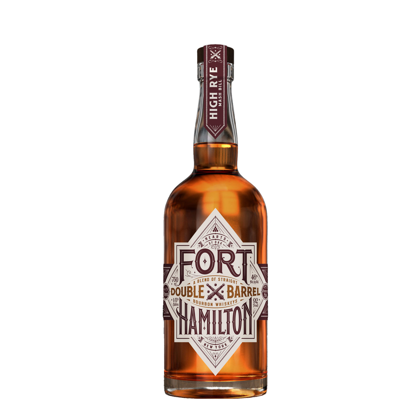 Fort Hamilton Double Barrel Bourbon Whiskey