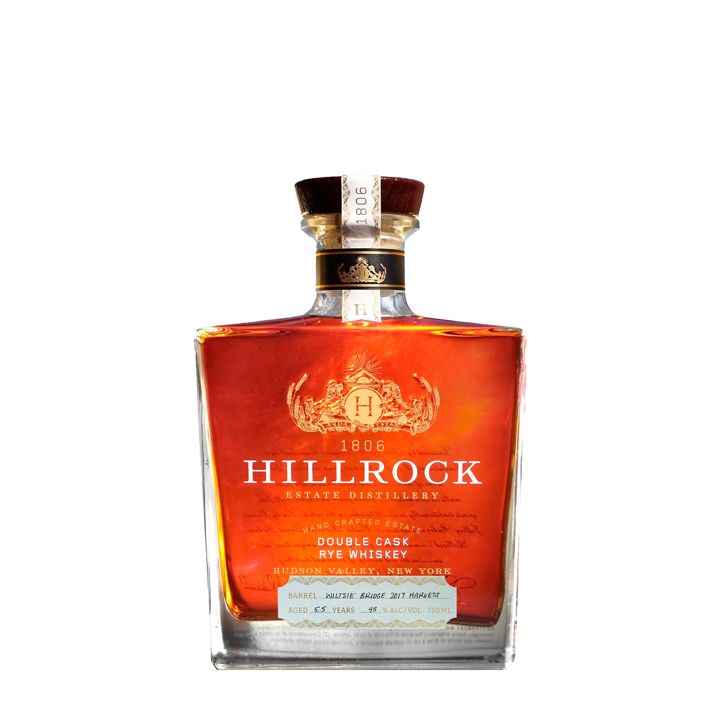 Hillrock Double Cask Rye Whiskey