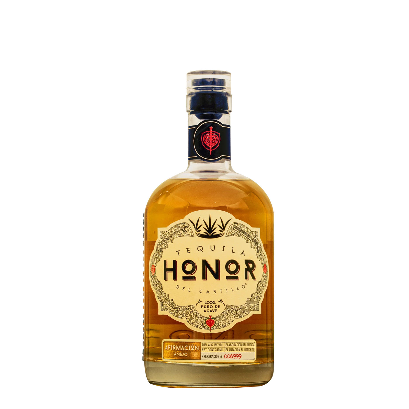 Honor Del Castillo Afirmacion Anejo Tequila