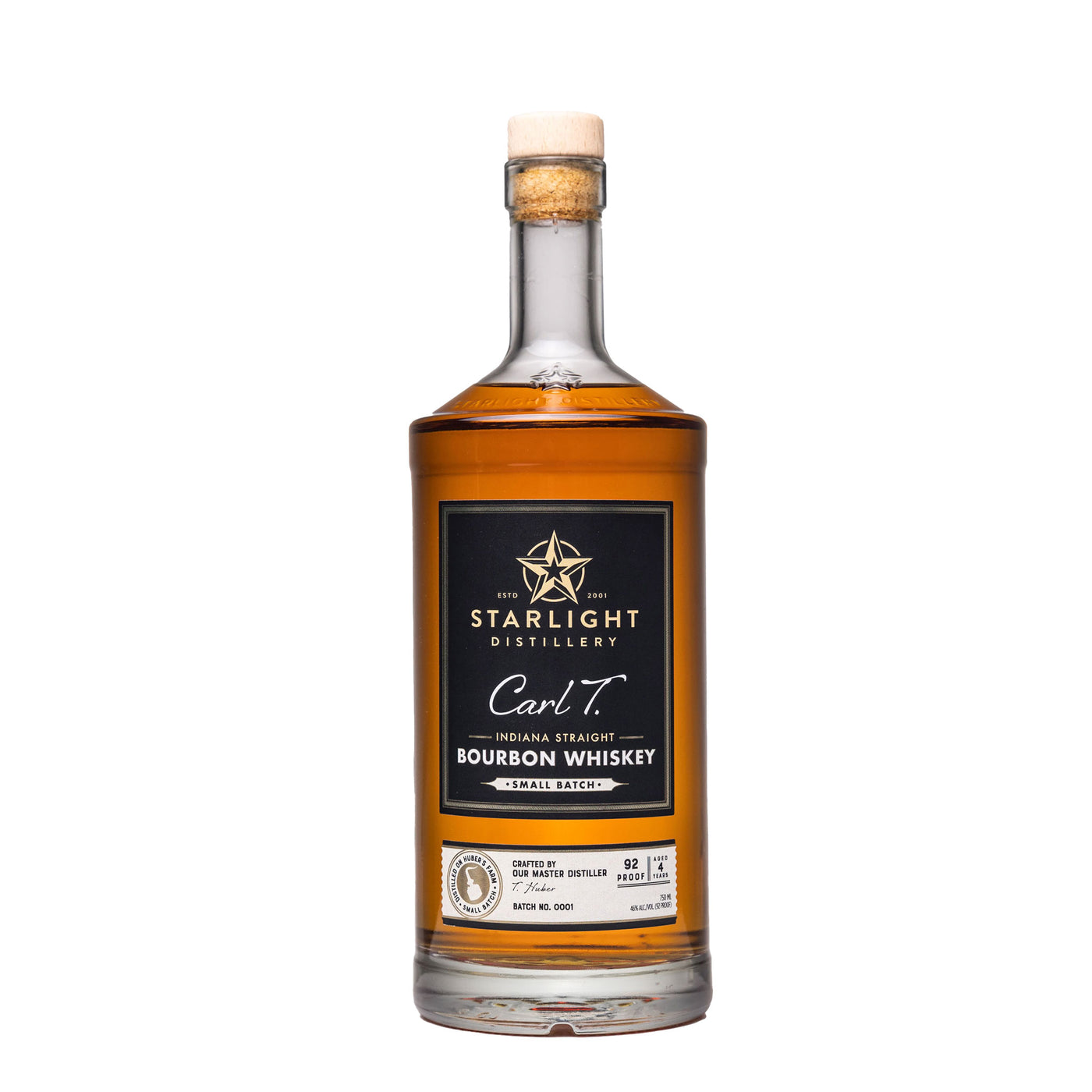 Starlight Carl T Huber Bourbon Whiskey