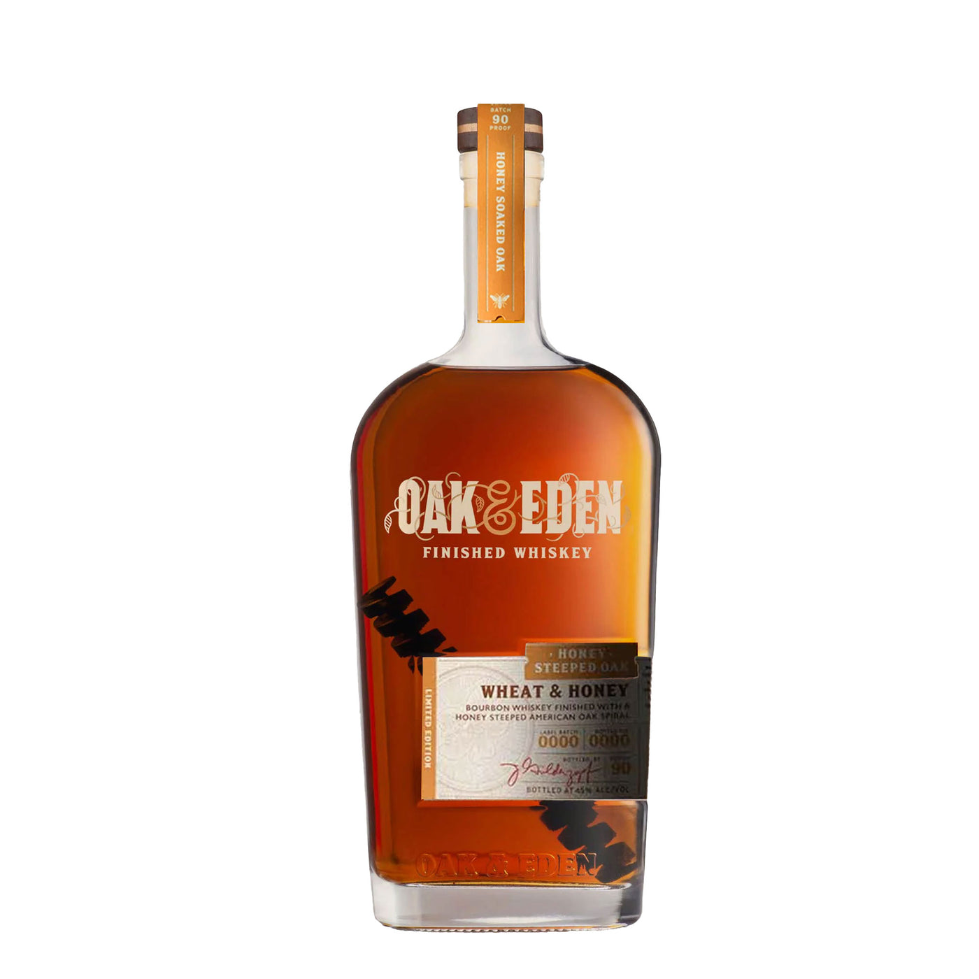 Oak and Eden Wheat & Honey Bourbon Whiskey