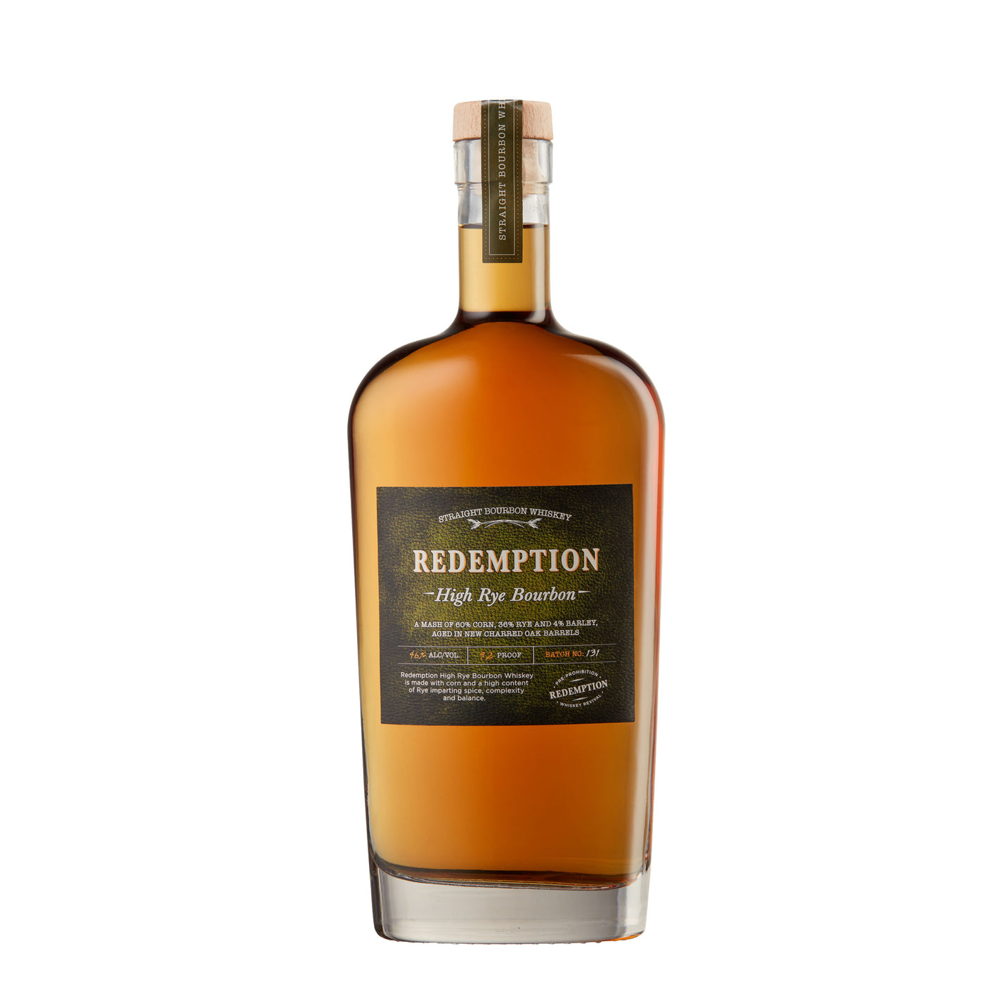 Redemption High Rye Bourbon Whiskey