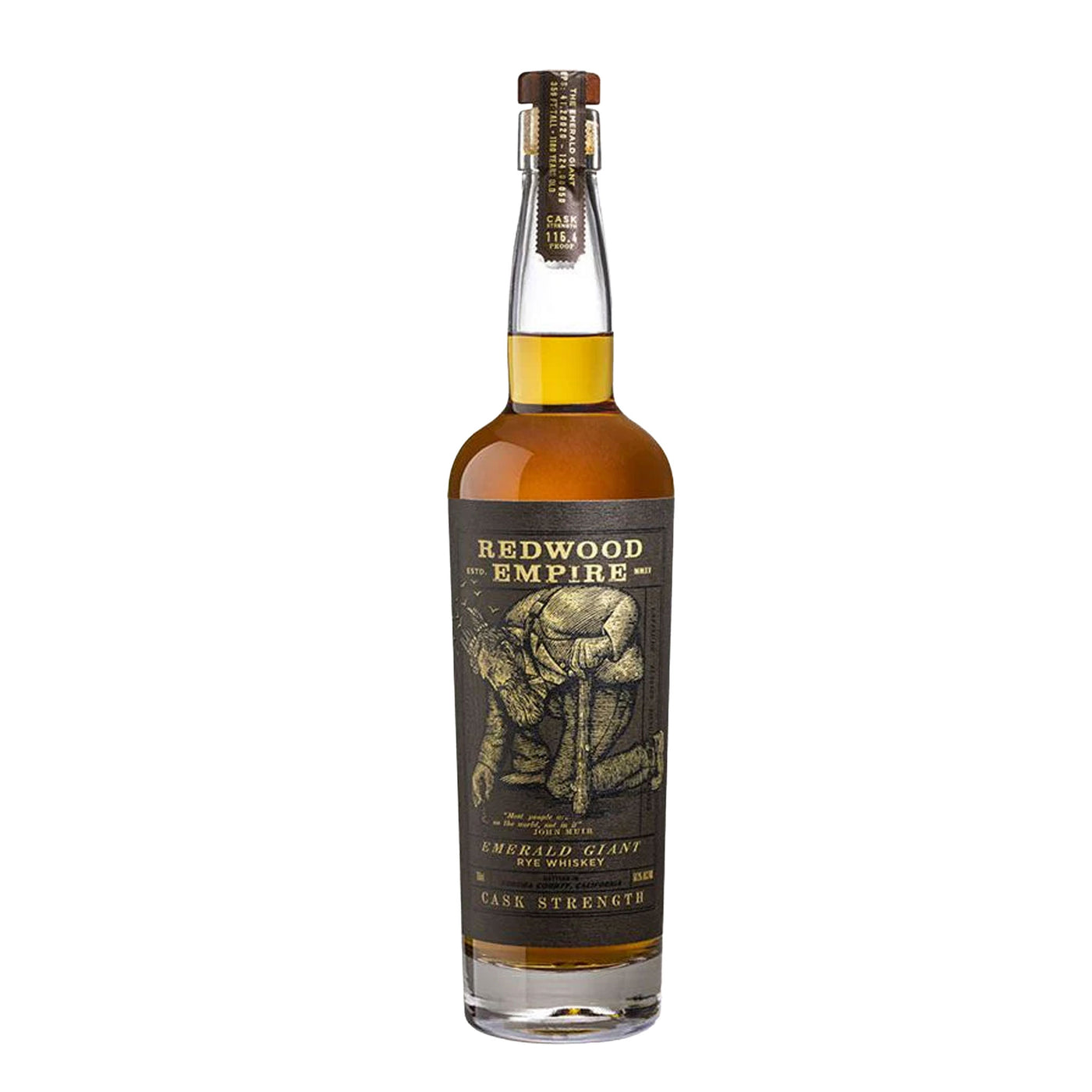 Redwood Empire Emerald Giant Rye Whiskey