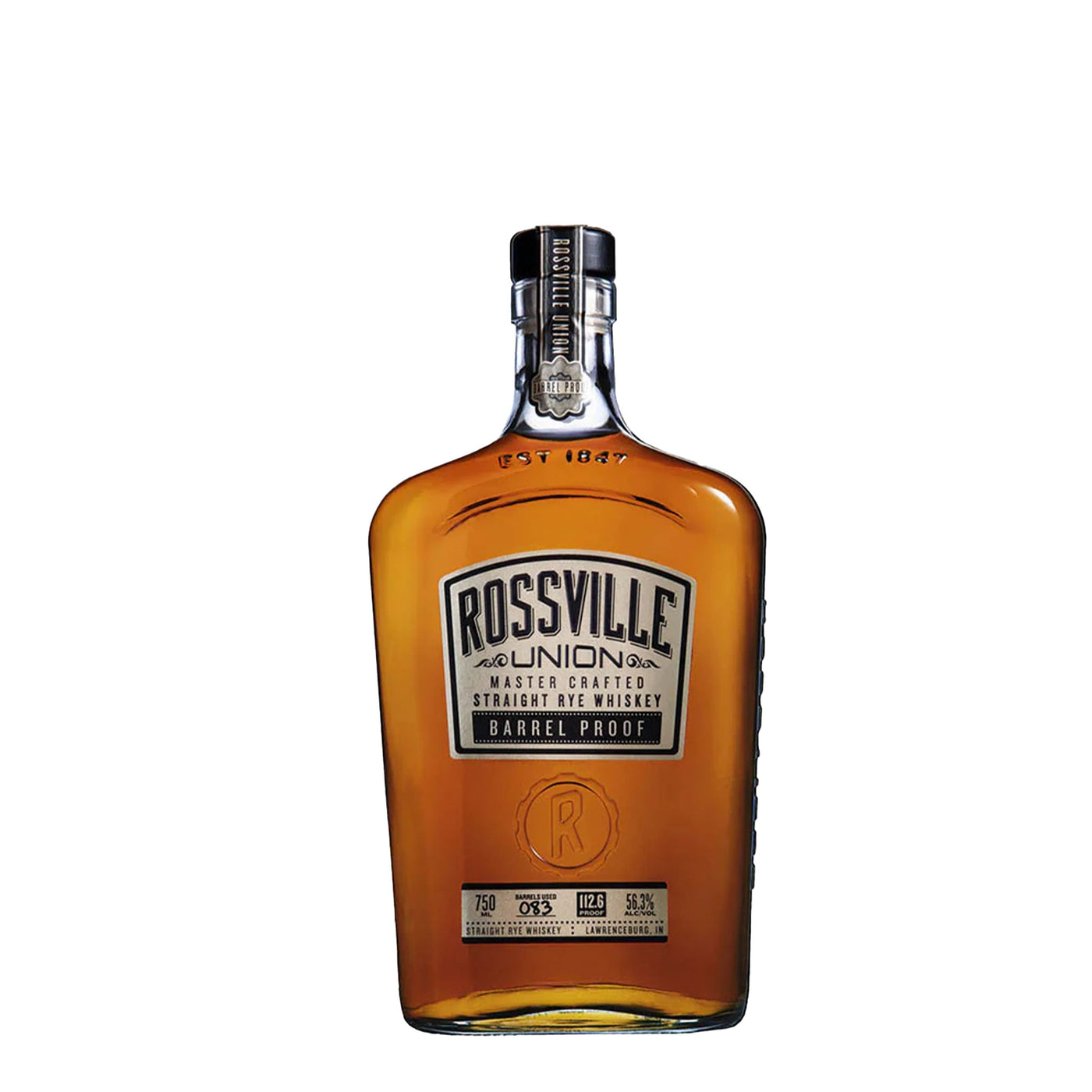 Rossville Union Barrel Proof Rye Whiskey