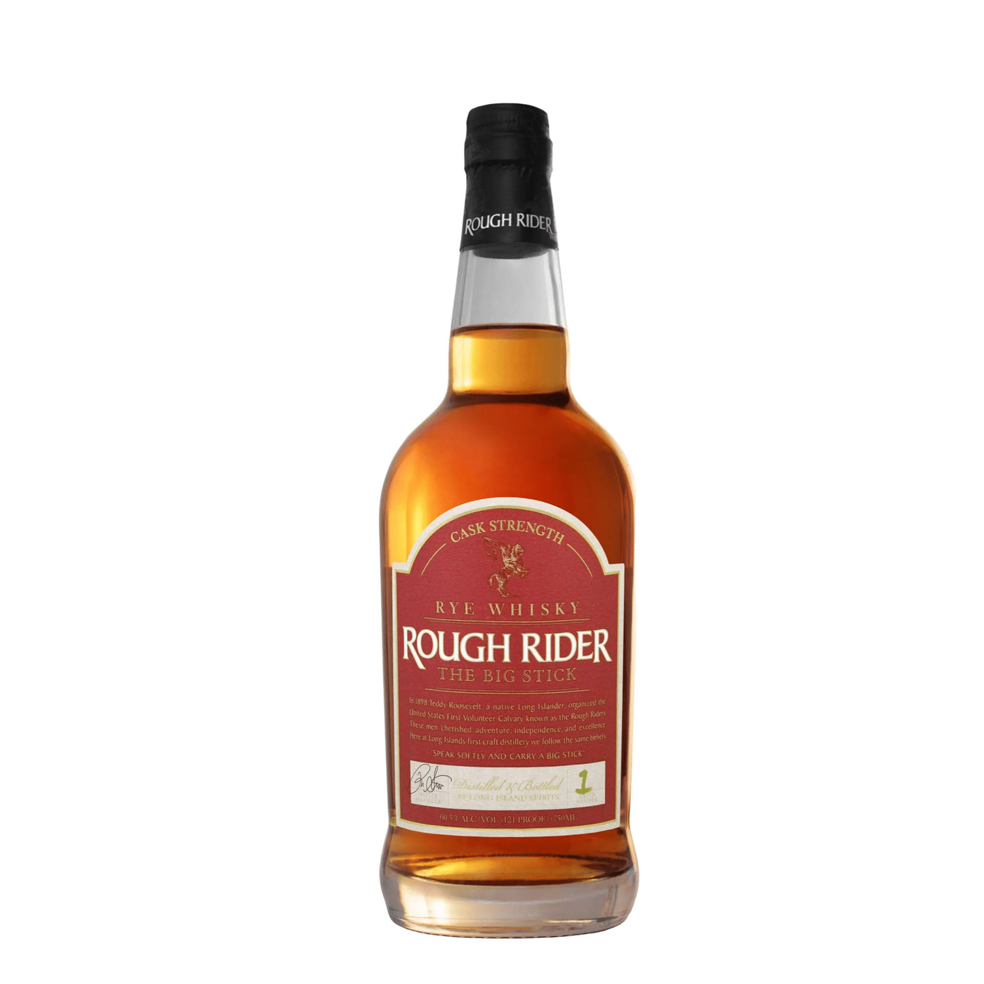 Rough Rider the Big Stick Rye Whiskey