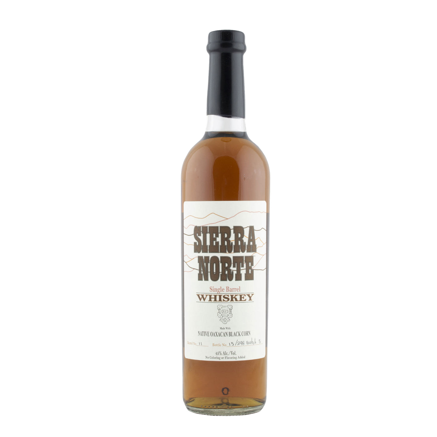 Sierra Norte Black Corn Whiskey