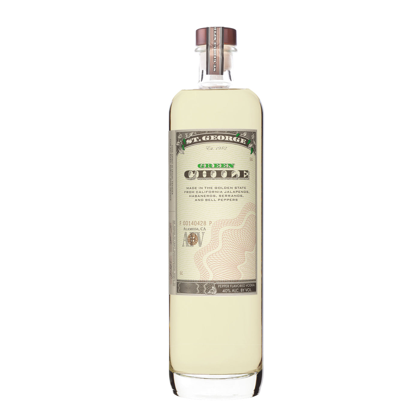 St George Green Chile Vodka
