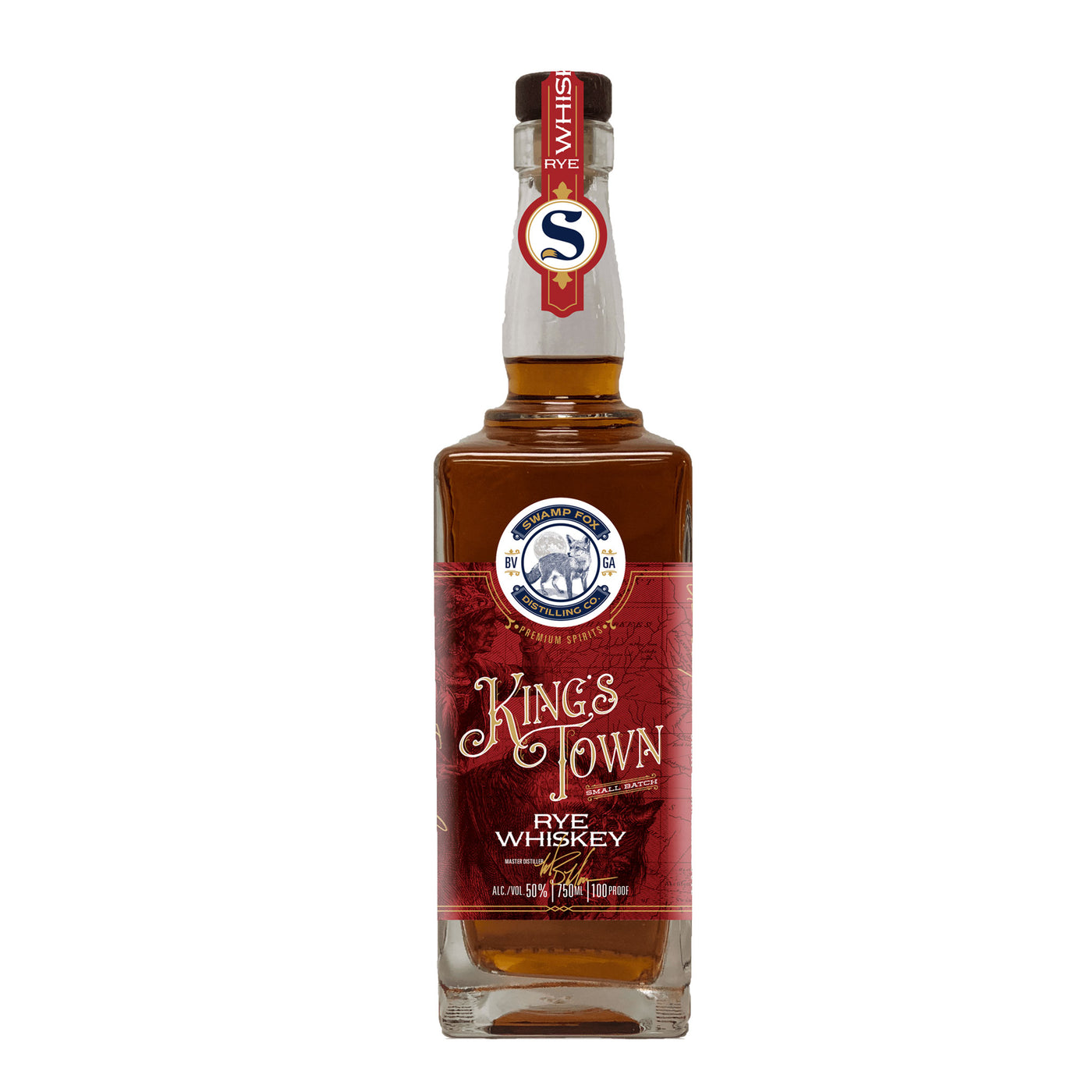 Swamp Fox Kings Town Rye Whiskey