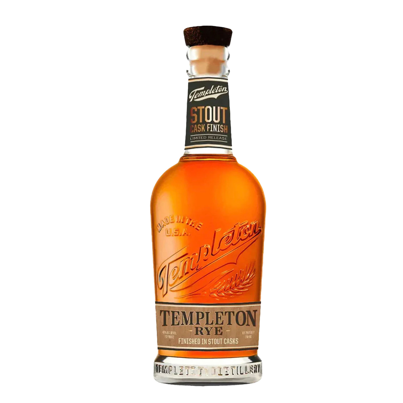 Templeton Stout Cask Rye Whiskey