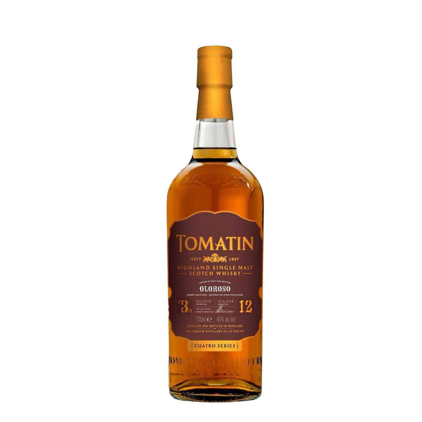 Tomatin Oloroso Finish 12 Years Whisky